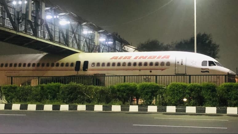 El avión ya no pertenecía a la aerolínea Air India (CAPTURA)