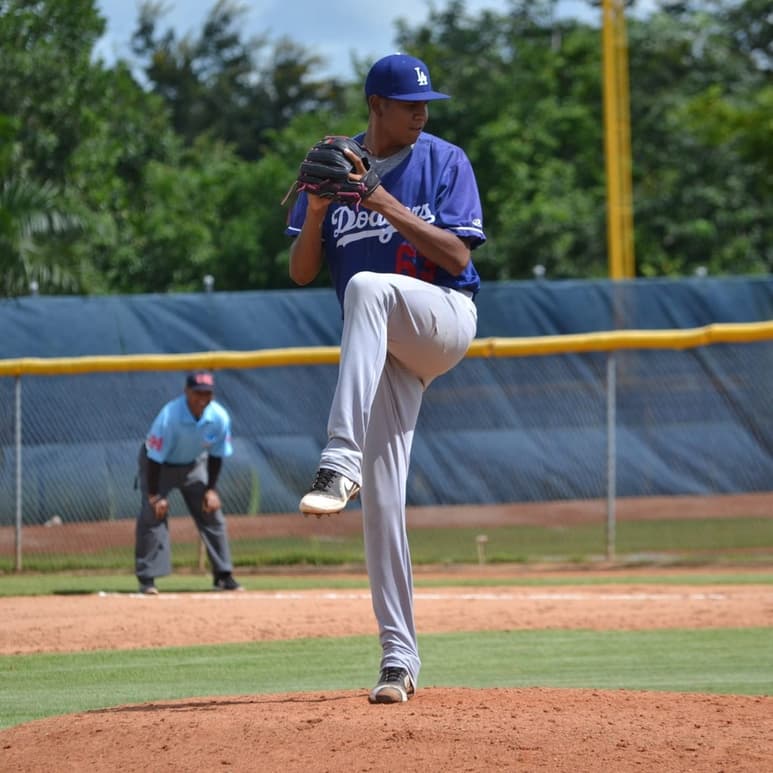 Jesús Luna, originario de la comunidad de Albia, vivió su primera temporada completa con las sucursales de los Dodgers. (ESPECIAL)