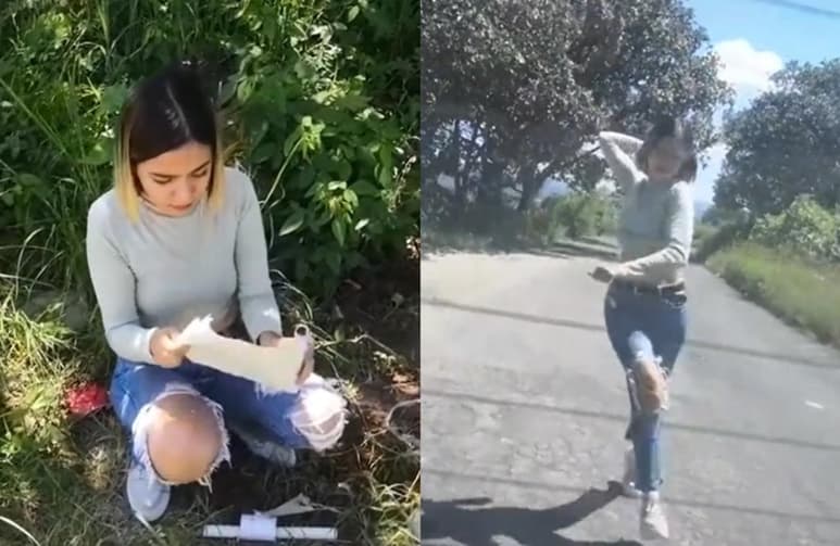 La joven fue 'abandonada' por su novio, luego de que expusiera su presunta infidelidad a través de unas conversaciones en WhatsApp (CAPTURA)