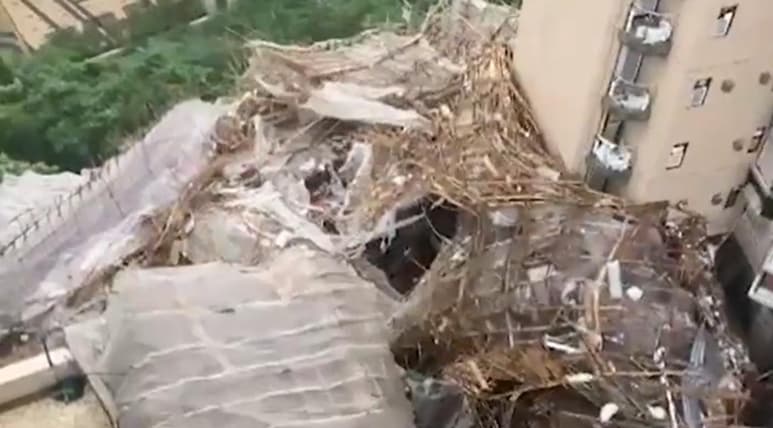 Una mujer perdió la vida a causa del colapso (CAPTURA)
