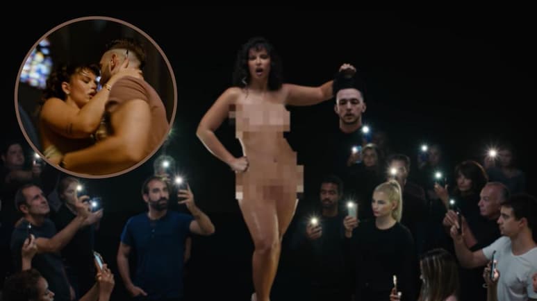 C. Tangana y Nathy Peluso han lanzado este viernes la bachata 'Ateo', acompañada de un videoclip en el que el madrileño y la argentina bailan este ritmo caribeño en la Catedral de Toledo. (ESPECIAL)
