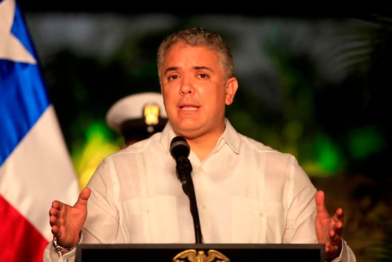 El presidente colombiano, Iván Duque, declaró en una entrevista con el diario O Globo que su país trabaja 'unido' con Brasil por la libertad y el progreso de América Latina y, en especial, por la 'vuelta de la democracia' a Venezuela. (ARCHIVO)