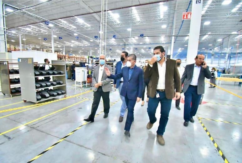 Riquelme dijo que empresas como Daimay encuentran en Coahuila tierra fértil para crecer. (CORTESÍA)