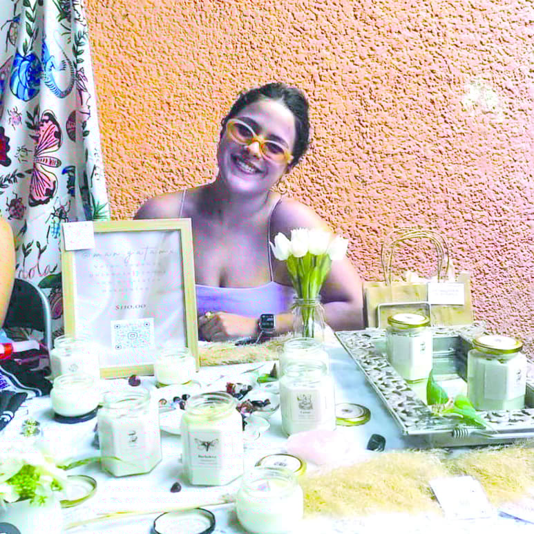 A sus 20 años, Rocío descubrió su talento para emprender con causa (CORTESÍA)
