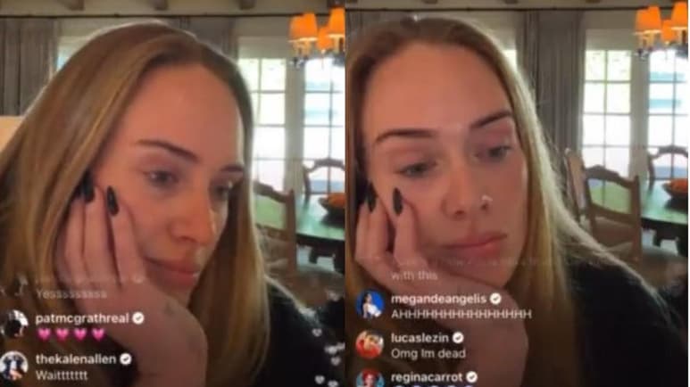 Adele volvió a emocionar a sus fanáticos luego de aparecer en vivo en su cuenta de Instagram donde compartió otro fragmento de su próximo sencillo, Easy on me.
