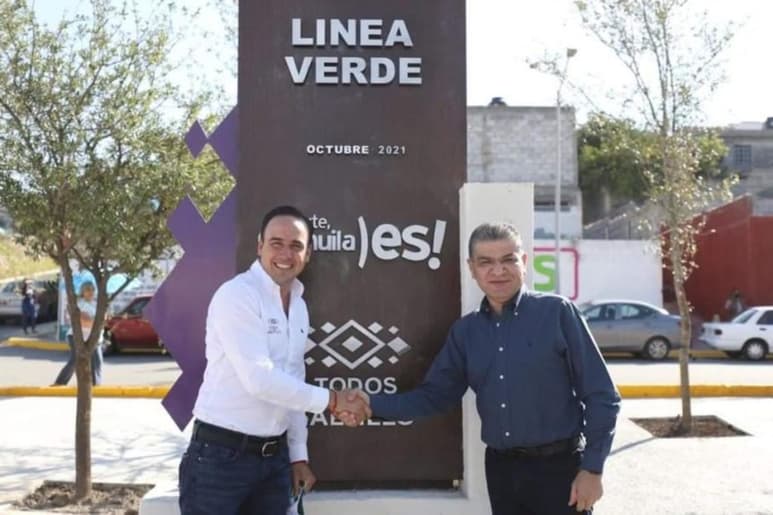 El alcalde de Saltillo, Manolo Jiménez, agradeció al gobernador por ser impulsor de los grandes proyectos que se han llevado a cabo en la capital del estado en los últimos cuatro años.
