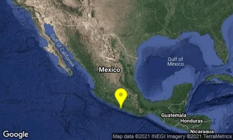 El epicentro se localizó a 12 kilómetros al sureste de Atoyac de Álvarez. (TWITTER)