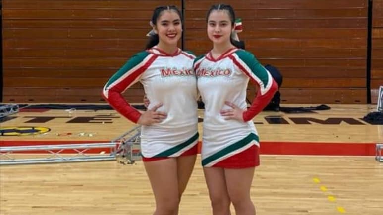 Con excelentes resultados y una valiosa experiencia, regresaron a casa las jóvenes laguneras Ivanna Fernanda Ríos Téllez y Sofía Fernanda Galván Aparicio, luego de representar a México en el Campeonato Mundial ICU World Championship, uno de los eventos de porras o grupos de animación, más importante del planeta. (ARCHIVO) 

