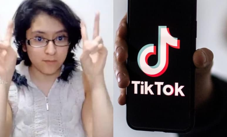 Andra Escamilla, mejor conocida como 'compañere', vuelve a dar de qué hablar en la red tras el cierre de su cuenta en TikTok (CAPTURA)