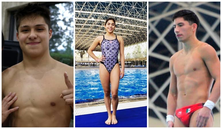 Los medallistas internacionales Randal Willars, Osmar Olvera y María José Sánchez, escribieron su nombre en la delegación mexicana que participará en los primeros Juegos Panamericanos Junior Cali-Valle 2021