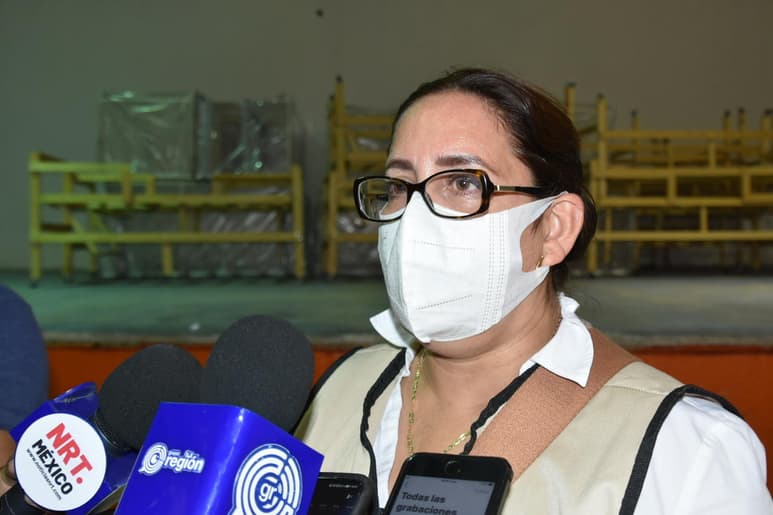 Claudia Garza del Toro, titular regional del Programa Nacional de Vacunación contra el COVID-19.