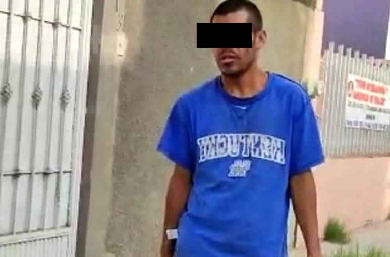 El sujeto fue confrontado por habitantes de Durango, luego de que fuera acusado de acosar a una mujer en la calle (CAPTURA)