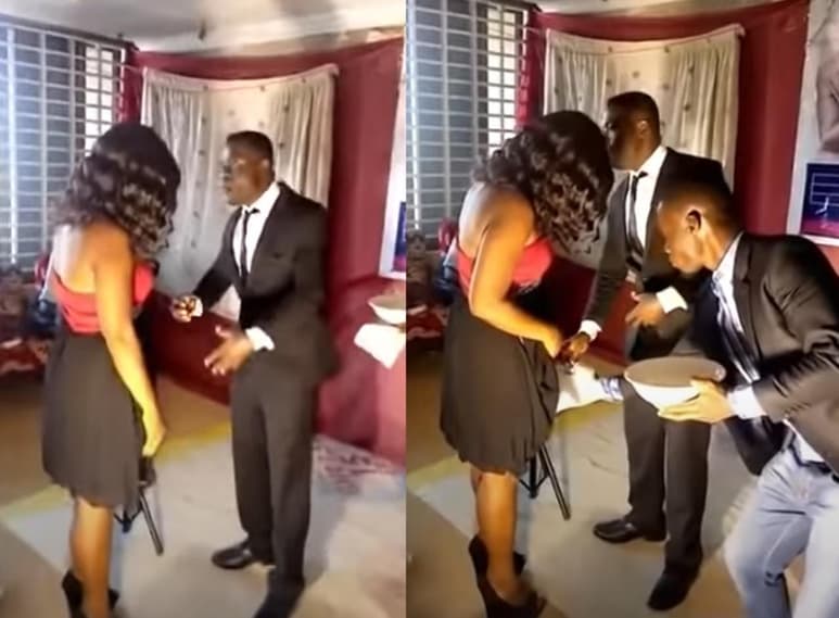 El hombre que es un actor de Ghana, se filmó depilando a mujeres con la finalidad de 'exhibir' a 'pastores falsos' (CAPTURA)