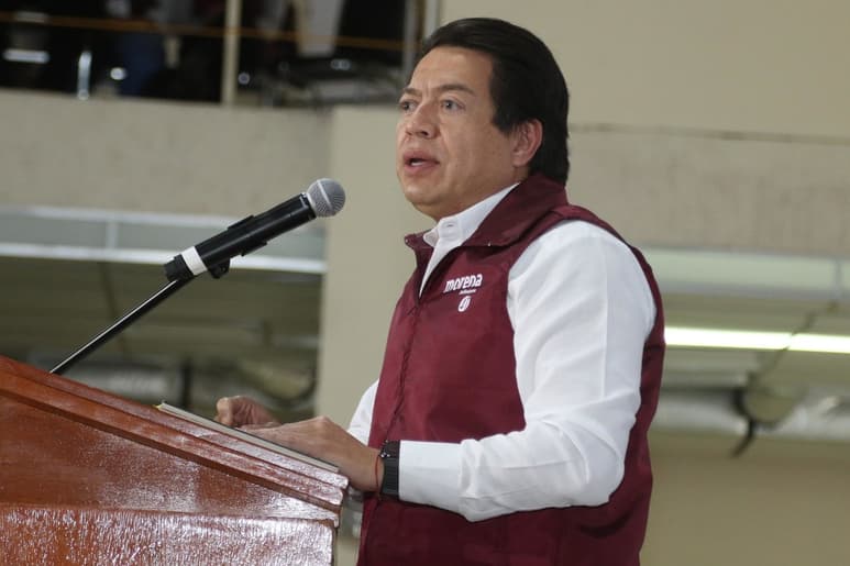 Ayer el dirigente de Morena, Mario Delgado Carrillo, realizó una gira en el estado de Durango.