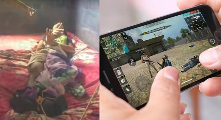 El joven fue atado y sometido por vecinos que buscaban 'exorcizarlo', luego de ser 'poseído' por el videojuego de Free Fire (CAPTURA)