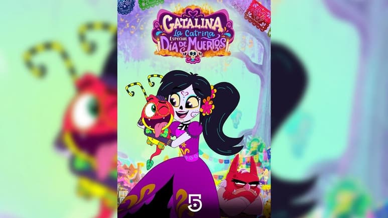 Ya viene. Catalina La Catrina estrenará su programa animado el 29 de octubre por Canal 5 a las 15:15 horas.