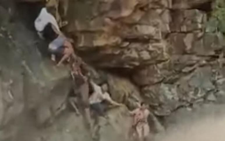 Ninguna persona sufrió heridas graves durante el rescate (CAPTURA)