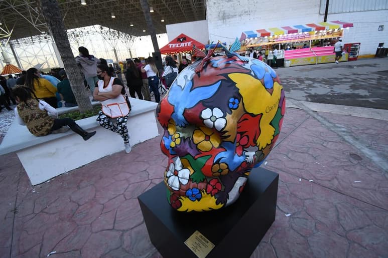 La muestra, titulada Cranium, fue inaugurada la noche de este viernes, dentro de las actividades por el inicio de la Expo Feria Gómez Palacio.