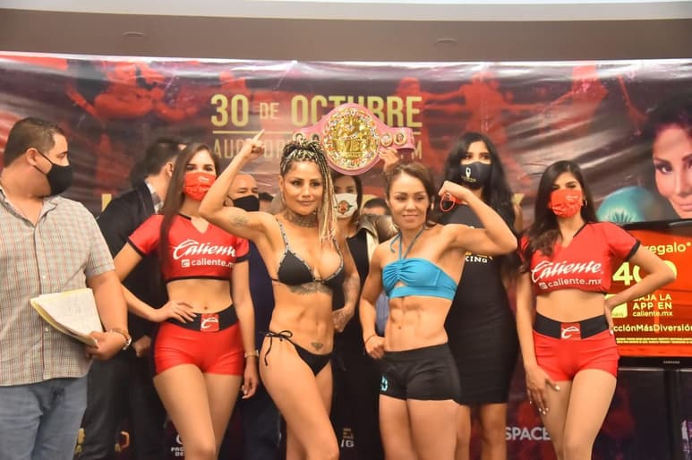 Listas Jackie Nava y 'Barby' Juárez para disputar cinturón Diamante.