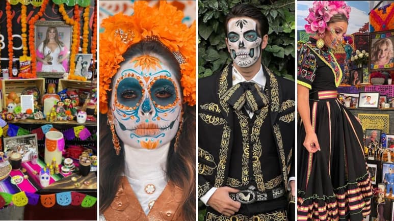 La celebración del Día de Muertos es una tradición mexicana en la que se honra a los muertos, la festividad declarada como Patrimonio Cultural Inmaterial de la Humanidad, ha llegado a todo el mundo convirtiéndose en parte de la cultura popular. Este día varios famosos han conmemorado a los difuntos vestidos de catrina, así como familiares de famosos fallecidos los han recordado.