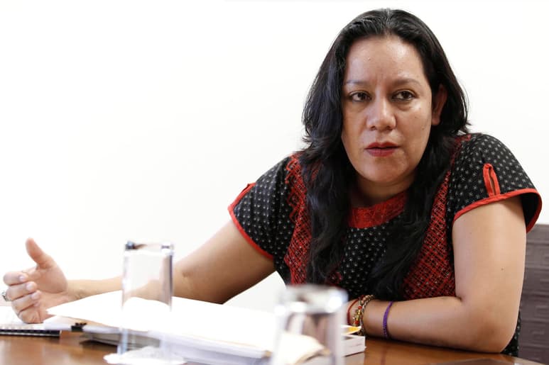 María Luisa Albores, secretaria de Medio Ambiente, comenzará hasta la siguiente semana su participación en la 26 Conferencia de las Partes (COP26) de la Convención Marco de Naciones Unidas sobre Cambio Climático que se lleva a cabo en Glasgow, Escocia. (ARCHIVO)