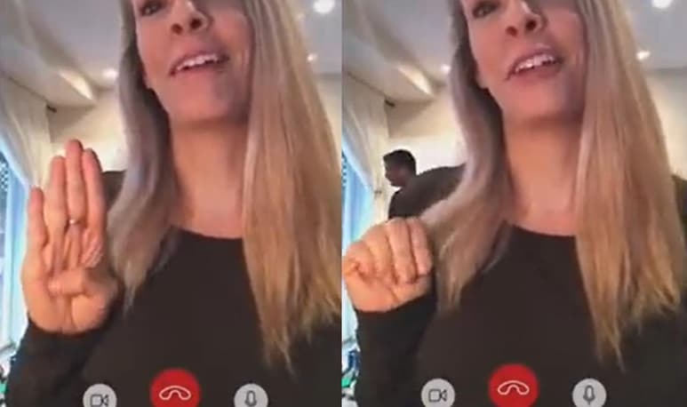 Un conductor en una carretera de Kentucky, EUA, vio a la joven haciendo una señal de auxilio que ésta aprendió en TikTok (CAPTURA)