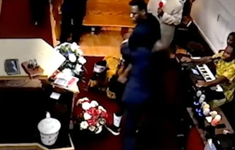 El sospechoso fue desarmado y arrestado (CAPTURA)