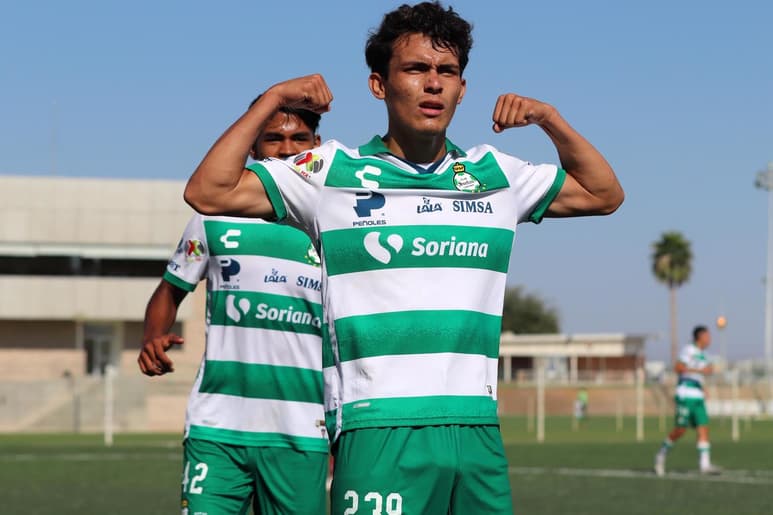 En la categoría Sub-18 de la Liga MX, Santos Laguna y Necaxa se enfrentarán en los cuartos de final del Torneo Apertura 2021.