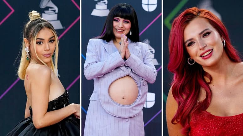 Las estrellas de la música latina e hispana celebran el regreso presencial de los Latin Grammy en su edición número 22, en una gala en Las Vegas, en el MGM Grand Garden Arena. Previo a toda premiación siempre hay una alfombra roja, en donde las estrellas aprovechan para mostrar su mejor estilo y presumir su belleza. (ARCHIVO)