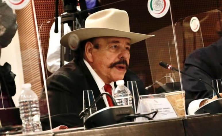 Guadiana ofreció una rueda de prensa en el Senado de la República para abordar el tema. (ESPECIAL)