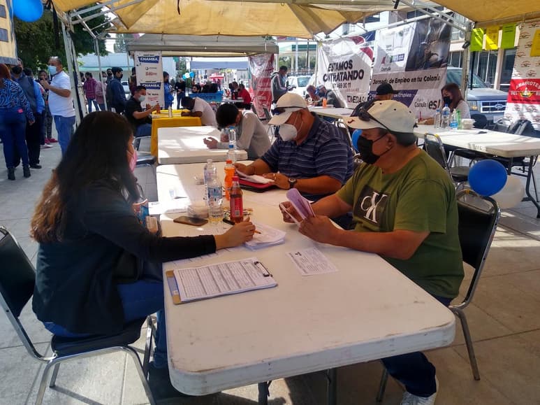 Realizaron la séptima jornada de trabajo en el municipio de Matamoros, en donde participaron 16 empresas locales regionales y se ofrecieron alrededor de 450 vacantes.