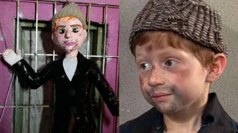 La piñatería Ramírez, famosa por hacer piñatas de personajes de la farándula o situaciones virales, ha presentado una réplica del fallecido Octavio Ocaña en su papel de 'Benito Rivers' de la serie Vecinos.
