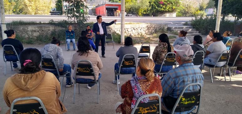 Mencionó que el objetivo es recorrer el municipio para conocer su necesidades. (DIANA GONZÁLEZ)