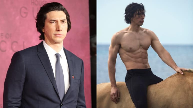 Adam Driver, protagonista de la cinta House Of Gucci que está por estrenarse en cines, sorprendió con su transformación física para una campaña de una nueva fragancia de Burberry. (ARCHIVO/ESPECIAL)