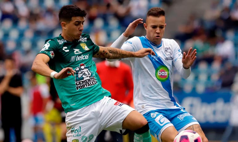 Puebla recibe al León este jueves en el partido de Ida de los Cuartos de Final del Apertura 2021. (ARCHIVO)