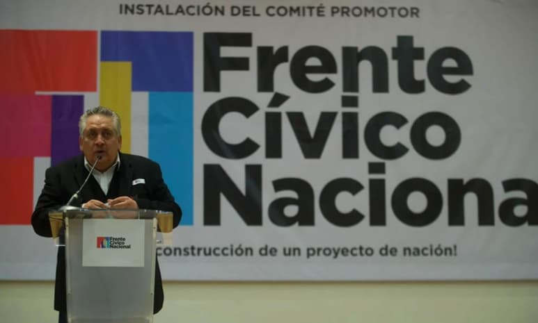 Legisladores, activistas y ciudadanos convocaron a conformar el Frente Cívico Nacional, que buscará postular al candidato presidencial de oposición para 2024. (ESPECIAL)