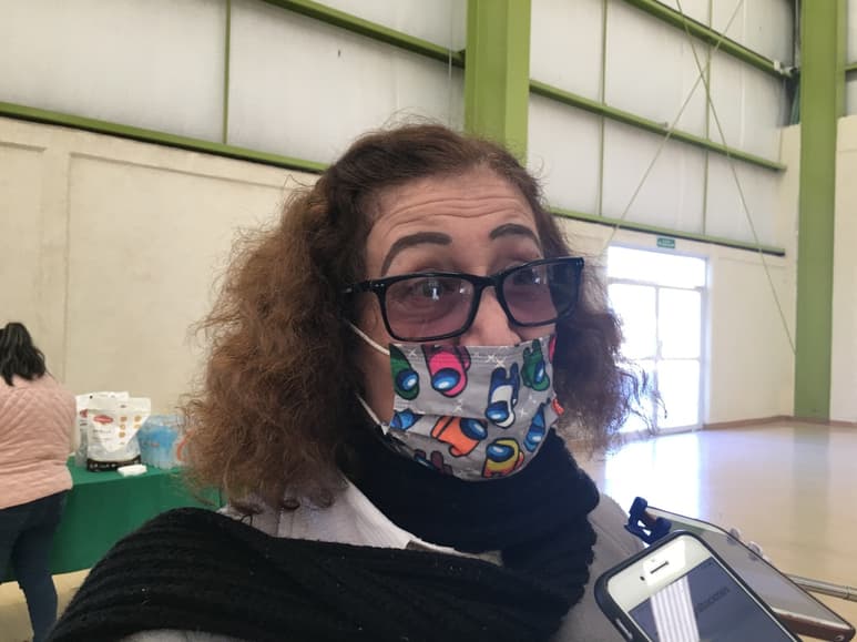 Elizabeth Estrada, de la Contraloría Ciudadana del Agua, dijo que participaron en asambleas con distintos ejidos. (FABIOLA P. CANEDO)
