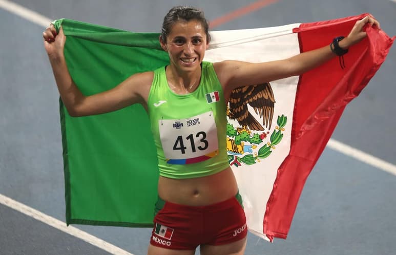 María De Jesús Ruiz, corrió la prueba de los 10 mil metros en el atletismo de la primera edición de los Juegos Panamericanos Junior Cali-Valle 2021