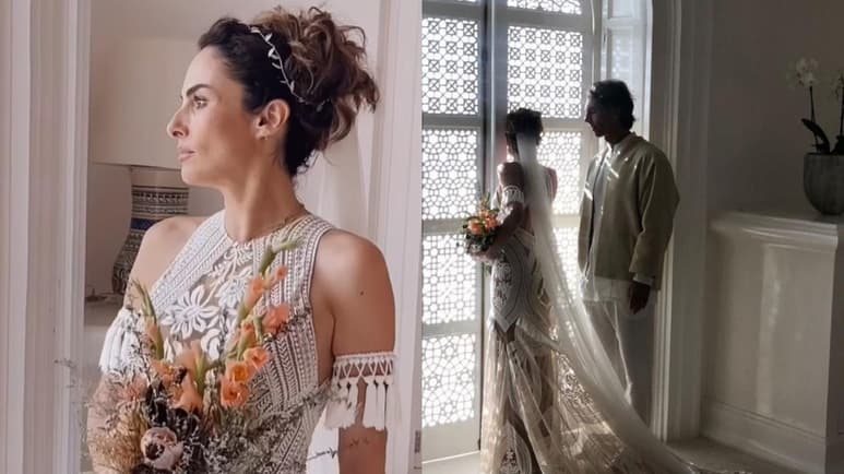 La fecha llegó y la actriz Ana Serradilla se unió en matrimonio con Raúl Martínez Ostos.