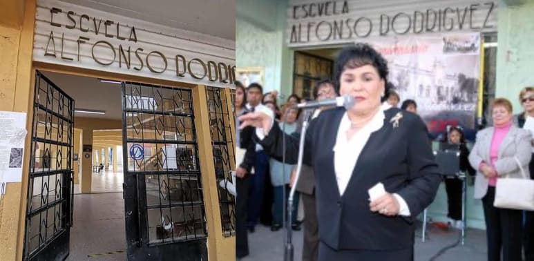 La actriz engalanó con su presencia el 90 aniversario de la Escuela Alfonso Rodríguez durante el 2007, recordando su infancia y educación primaria en la institución (EL SIGLO DE TORREÓN/ DENISSE ARMENTA/ ALDO MAGALLANES)