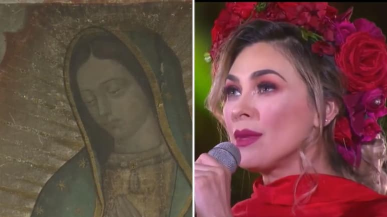 Esta noche de sábado las televisoras transmitirán las tradicionales mañanitas, un evento anual en el que famosos le cantan piezas musicales a la Virgen de Guadalupe en su día. (CAPTURA)