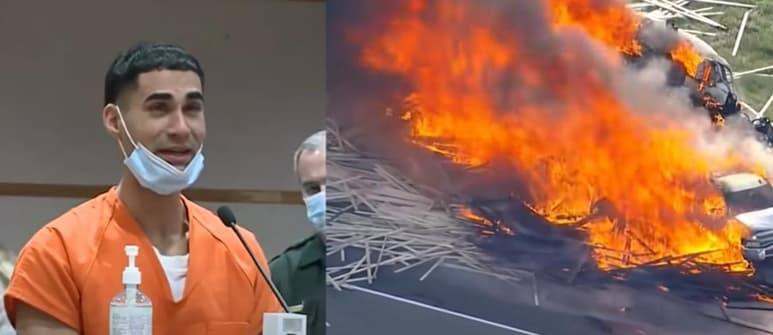 Roger Aguilera, quien chocó un tráiler que conducía contra 28 automóviles que estaban detenidos en el tráfico en la carretera I-70 en Denver, Colorado, el 25 de abril del 2019.