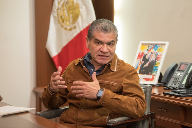 El mandatario destaca los indicadores positivos del estado en materia de Seguridad: disminución en cifra de homicidios, delitos del fuero común, secuestro y robo. (ÉRICK SOTOMAYOR)