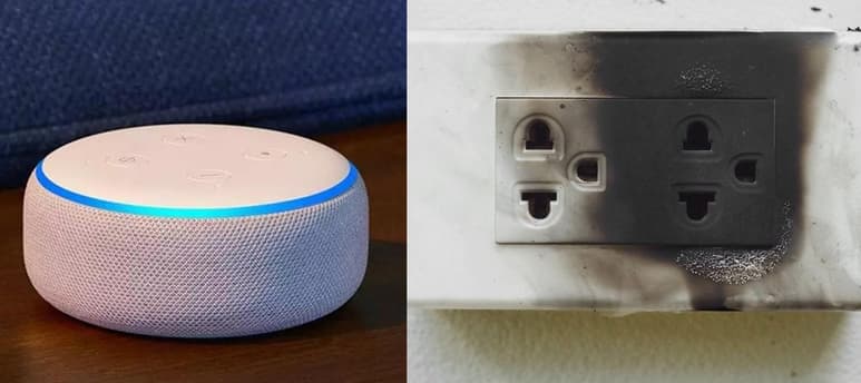 La asistente de Amazon le sugirió a la niña como reto que 'metiera una moneda en las ranuras de un enchufe', motivo por el que la empresa ha sido criticada en redes sociales (CAPTURA)