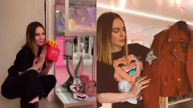 Belinda mostró parte de su intimidad al revelar los tesoros que posee dentro de su armario y la decoración de sus cuartos.