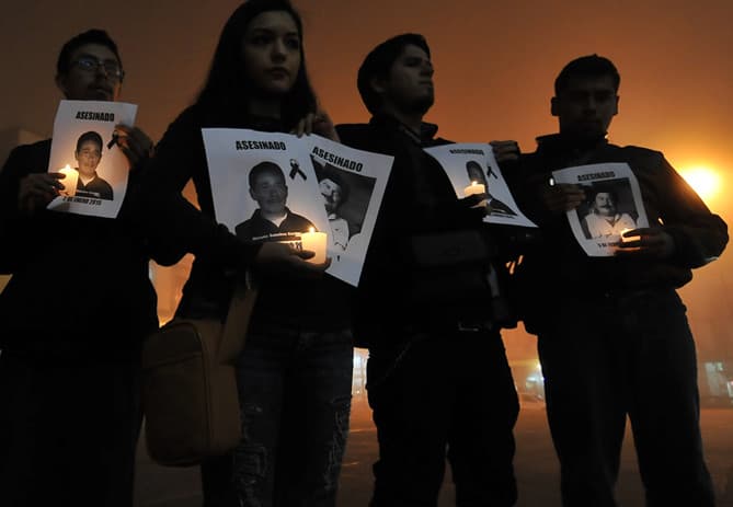 De estos, 47 asesinatos se registraron durante el mandato del expresidente Enrique Peña Nieto y 28 en el actual de Andrés Manuel López Obrador.