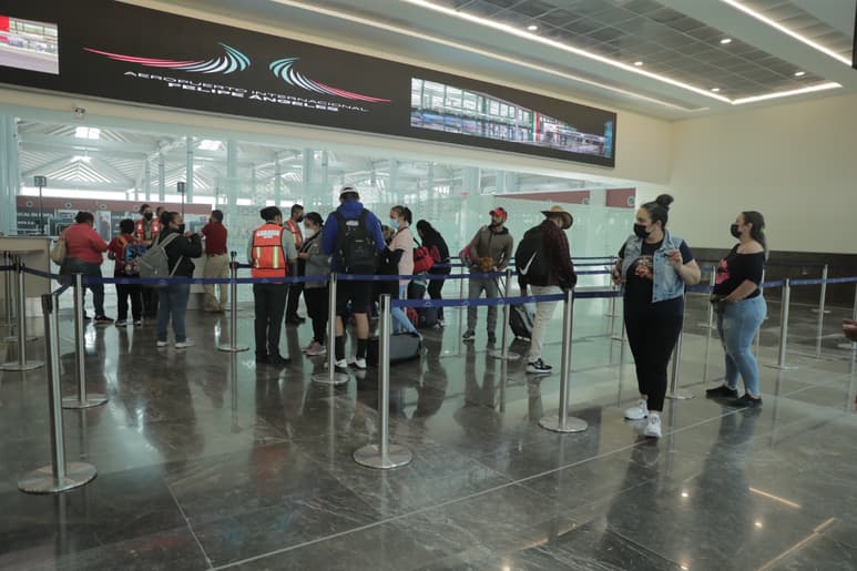 Los destinos a los que llegan los vuelos procedentes del AIFA son Mérida, Villahermosa, Guadalajara, Cancún, Monterrey y Tijuana, en las aerolíneas Aeroméxico, Viva Aerobús y Volaris. (ARCHIVO)