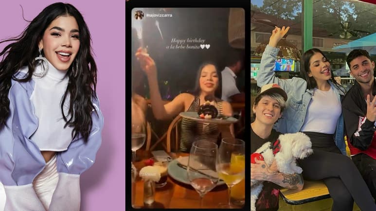 Kenia Os celebra sus 23 con fiesta en Tulum, portada de revista y canción con CNCO