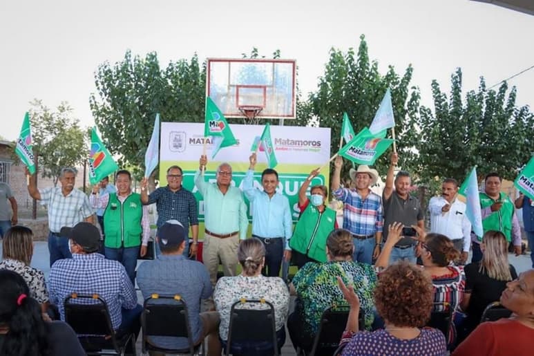 Son tres obras que se realizarán en ejidos del norte de Matamoros.