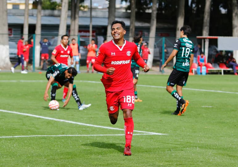 Cae Sub-20 de Santos en Toluca por la mínima diferencia